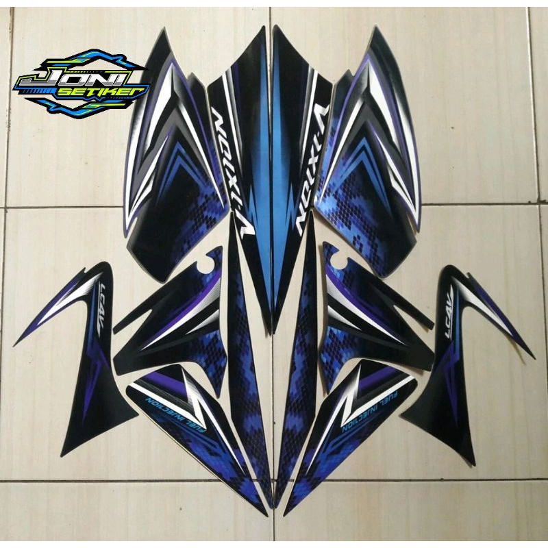 sticker striping motor Vixion Old 2008 Abu Ungu