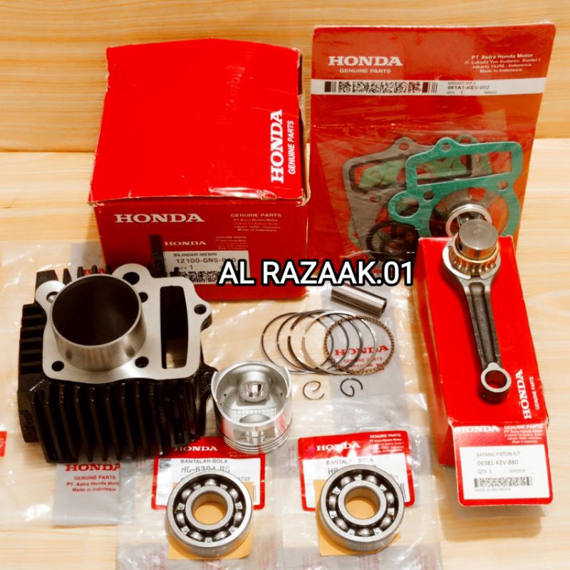 BLOK SEHER ( GN5 )+STANG SEHER+BERING KRUK AS HONDA GRAND, SUPRA X LAMA ORI