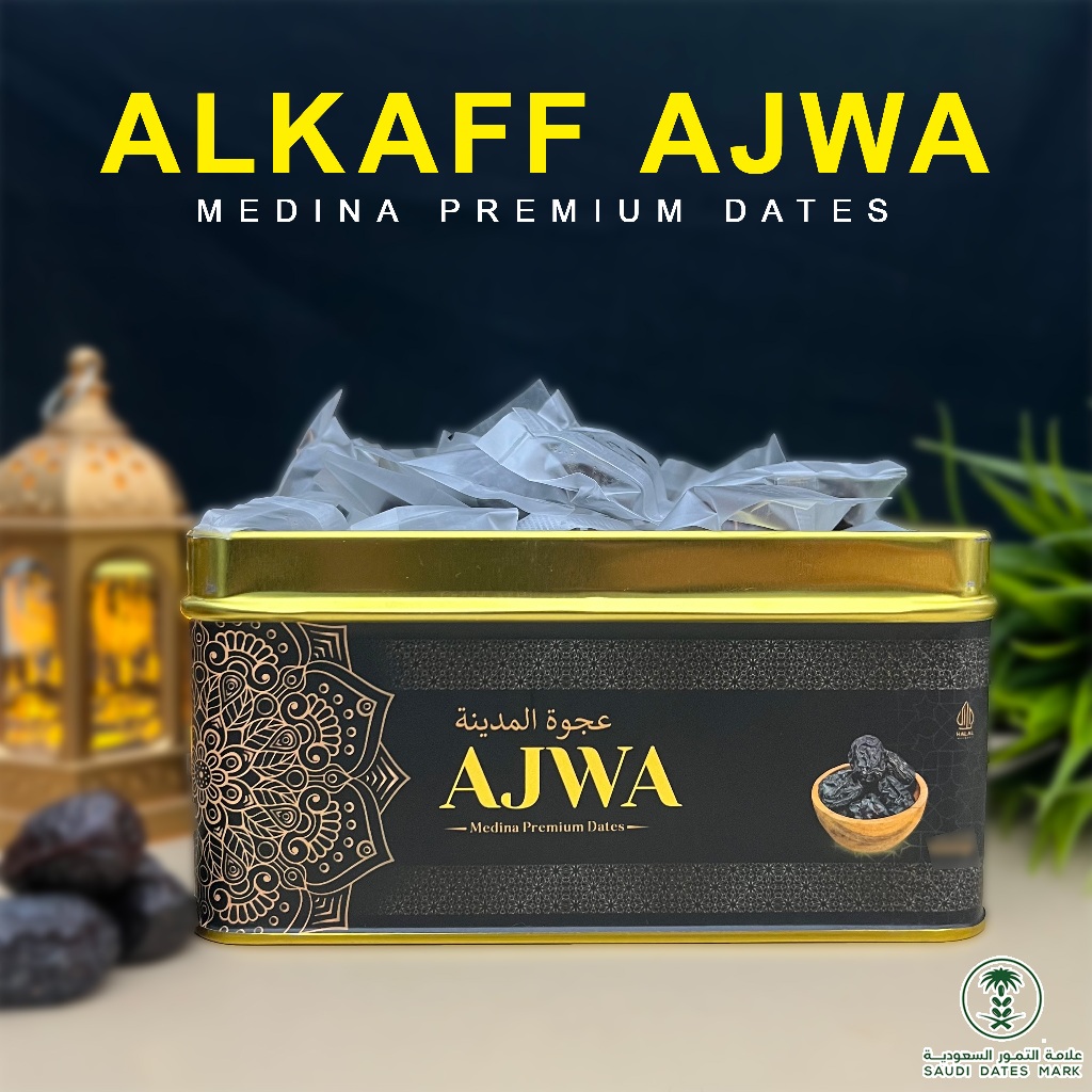 

[ALKAFF AJWA] - MEDINA PREMIUM DATES - KURMA AJWA PREMIUM - 750 GRAM