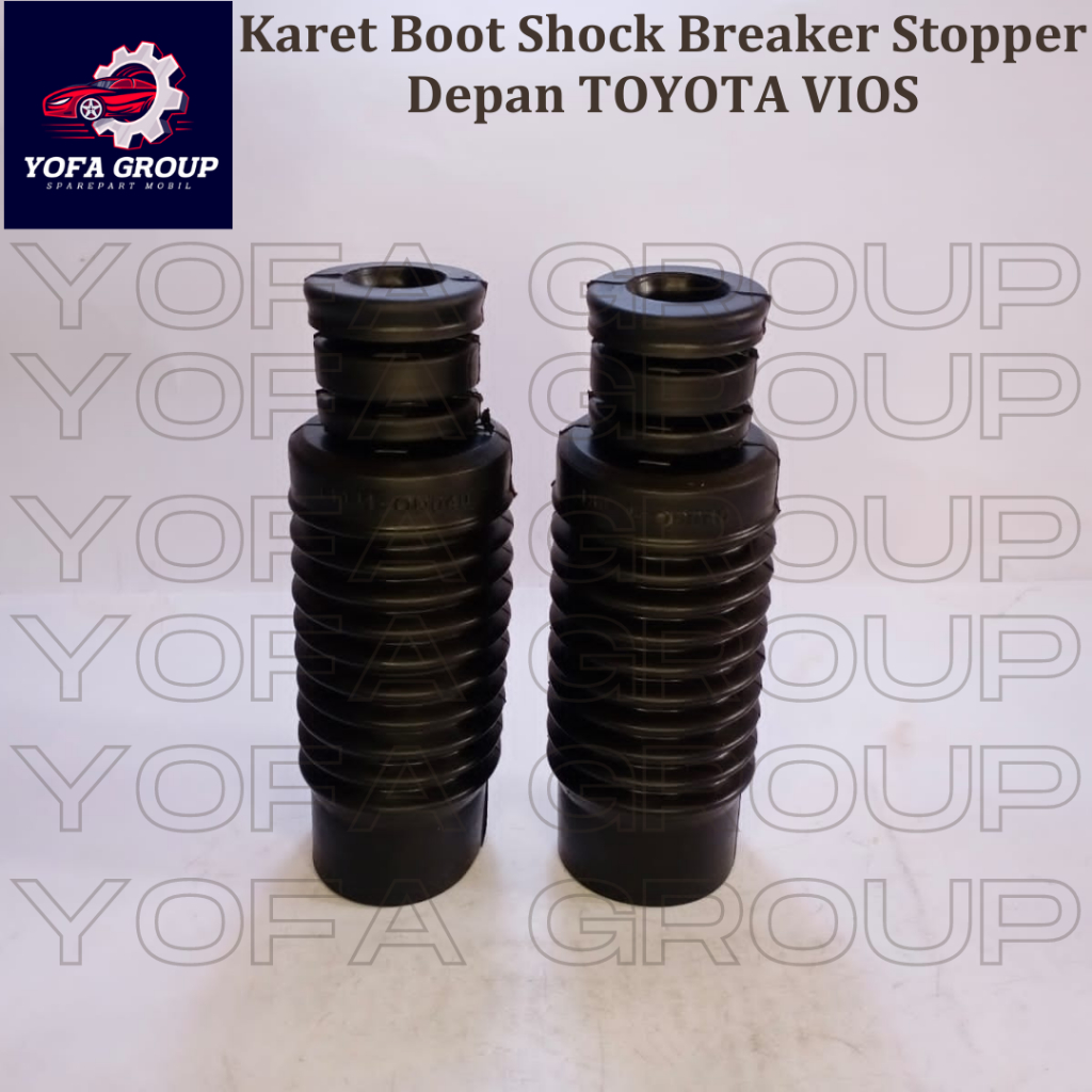 SPAREPART MOBIL Karet Boot Shock Breaker Stopper Depan VIOS ETIOS VALCO