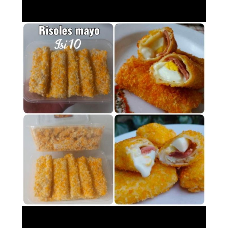 

Risol mayo mini isi 10 / Risoles mayones Cemilan praktis