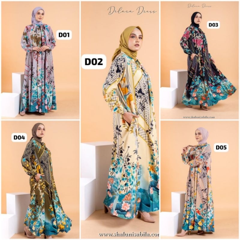 Dress Gamis syar'i Shalu Nisabila