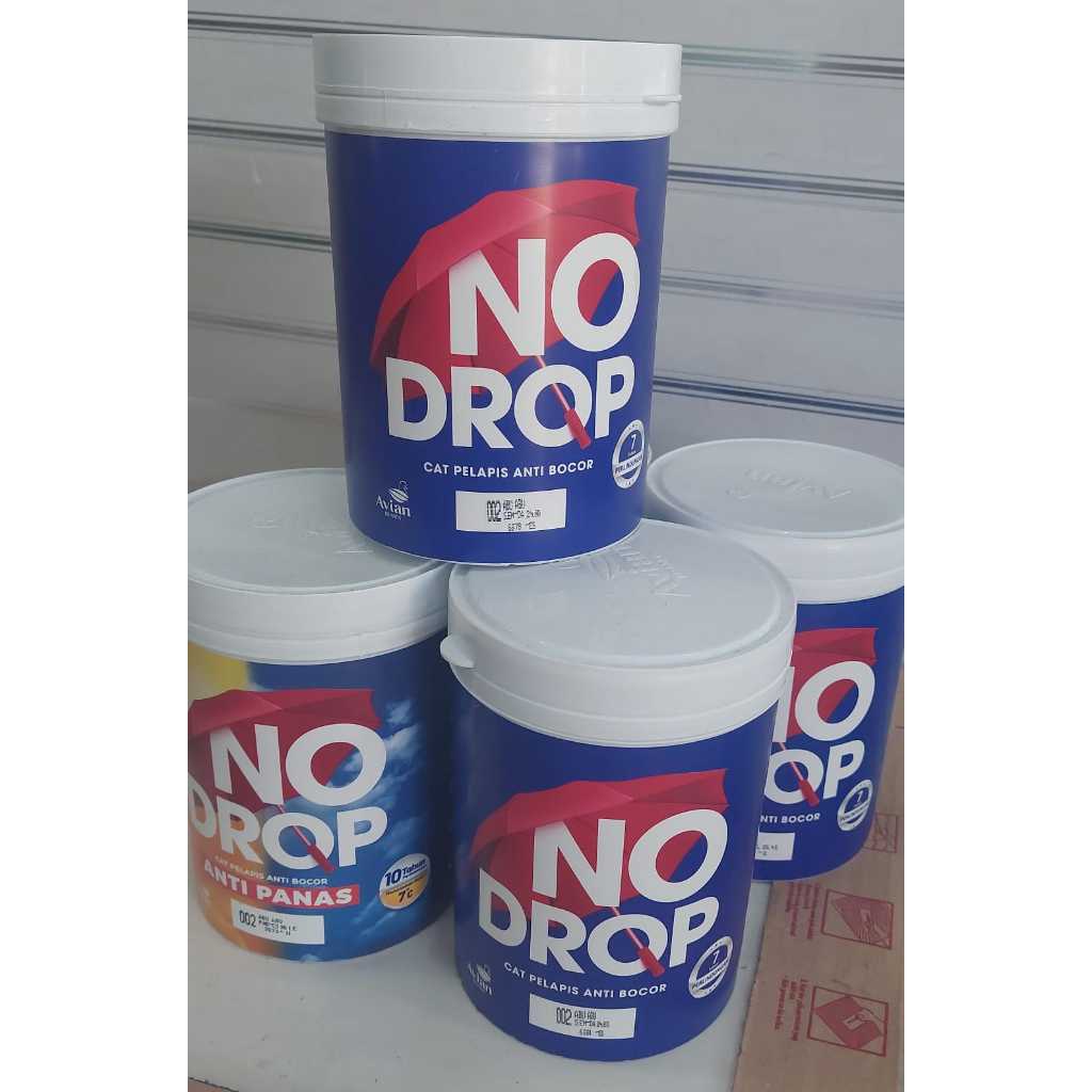 NO DROP 1KG CAT PELAPIS ANTI BOCOR NODROP 1 KG CAT DINDING READY MIX WATERPROOF ANTI BOCOR WATERPROO