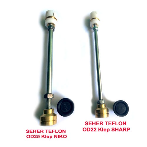 set seher teflon od22 od25 paket klep pompa sharp