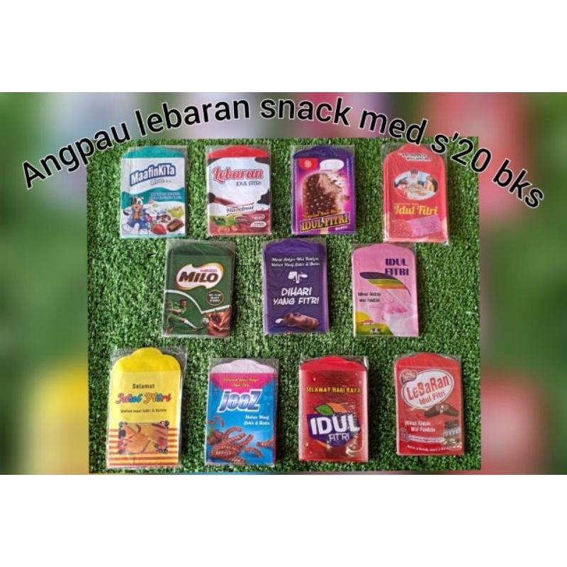 

ANGPAU AMPLOP LEBARAN SNACK MEDIUM ISI 5 BKS DALAM 1 BKS ISI 10 LEMBAR