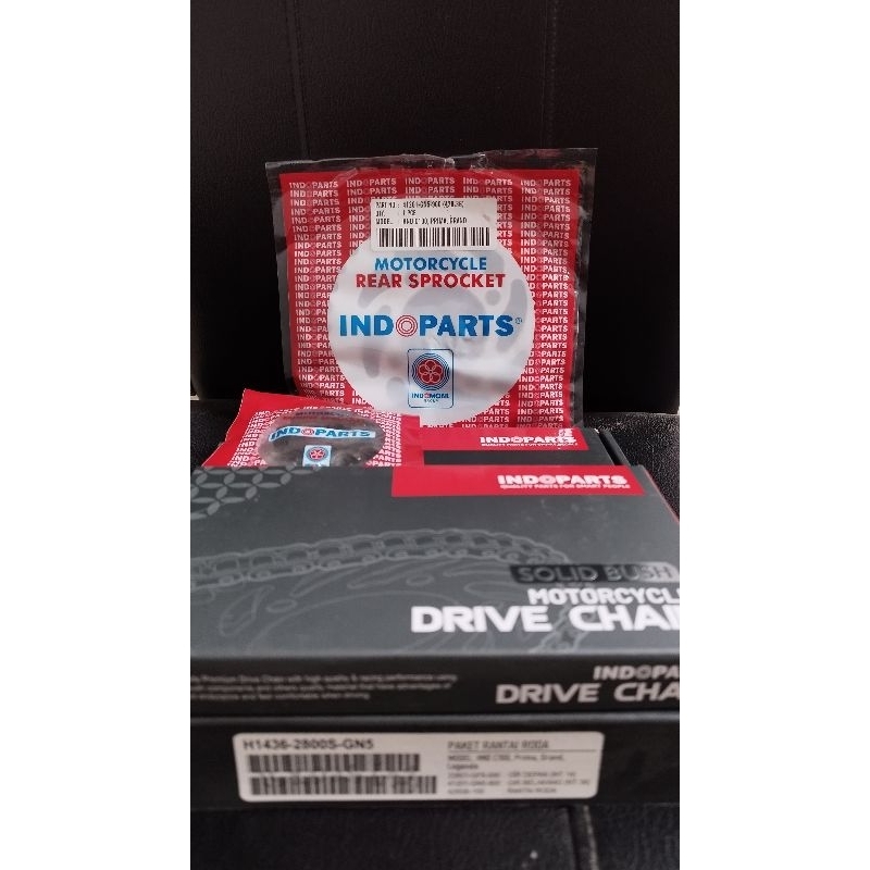Gear Set / Gir Set / Rantai Roda Set Indopart Grand / Prima / C100