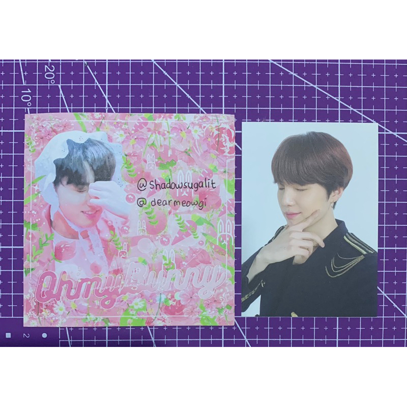 BTS SUGA Yoongi Speak Yourself Final Memorial Tag photocard pc