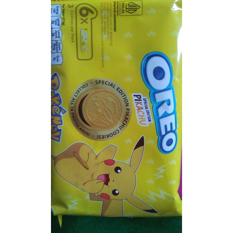 

OREO POKEMON LIMITED SPECIAL EDITION RASA CHOCO BANANA