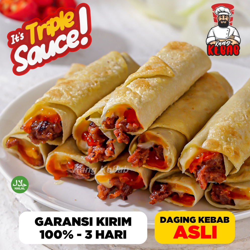 

MNV996 TERBARU KANG KEBAB MINI ISI 1 AUTHENTIC TURKI CEMILAN FROZEN