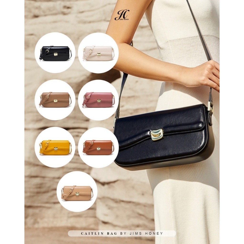 JIMS HONEY CAITLIN BAG Tas Selempang dan Bahu Wanita Slingbag Cewek Jimshoney Trendy Elegan