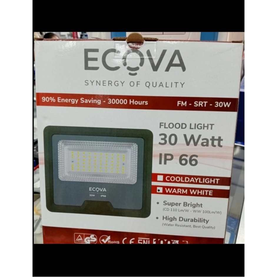 flood light 30watt ip66 ecova