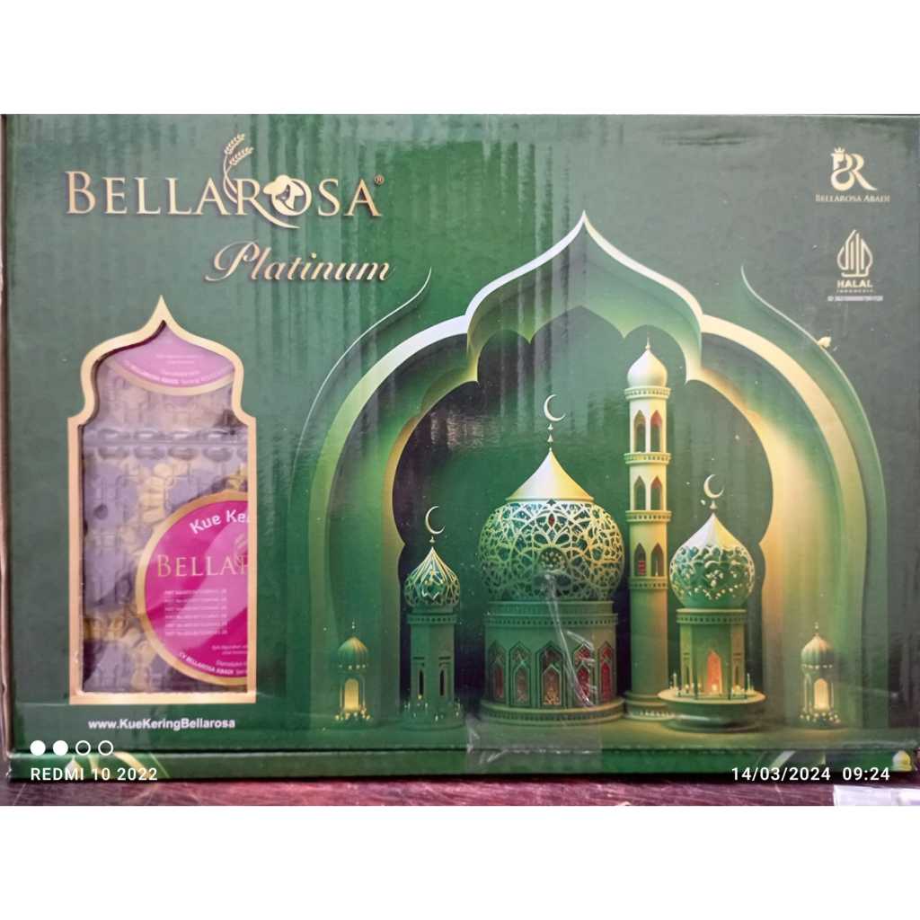 

Parcel Bellarosa Platinum 6 Cookies Renyah spesial Ramadhan