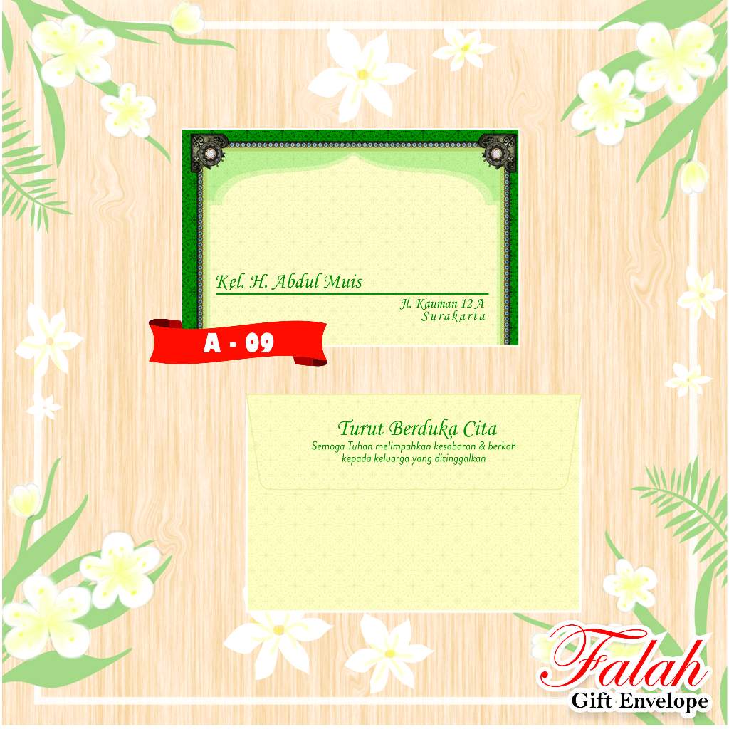 

Amplop Falah A 09 Termurah Isi 50 Lembar (Belum Termasuk Cetak)