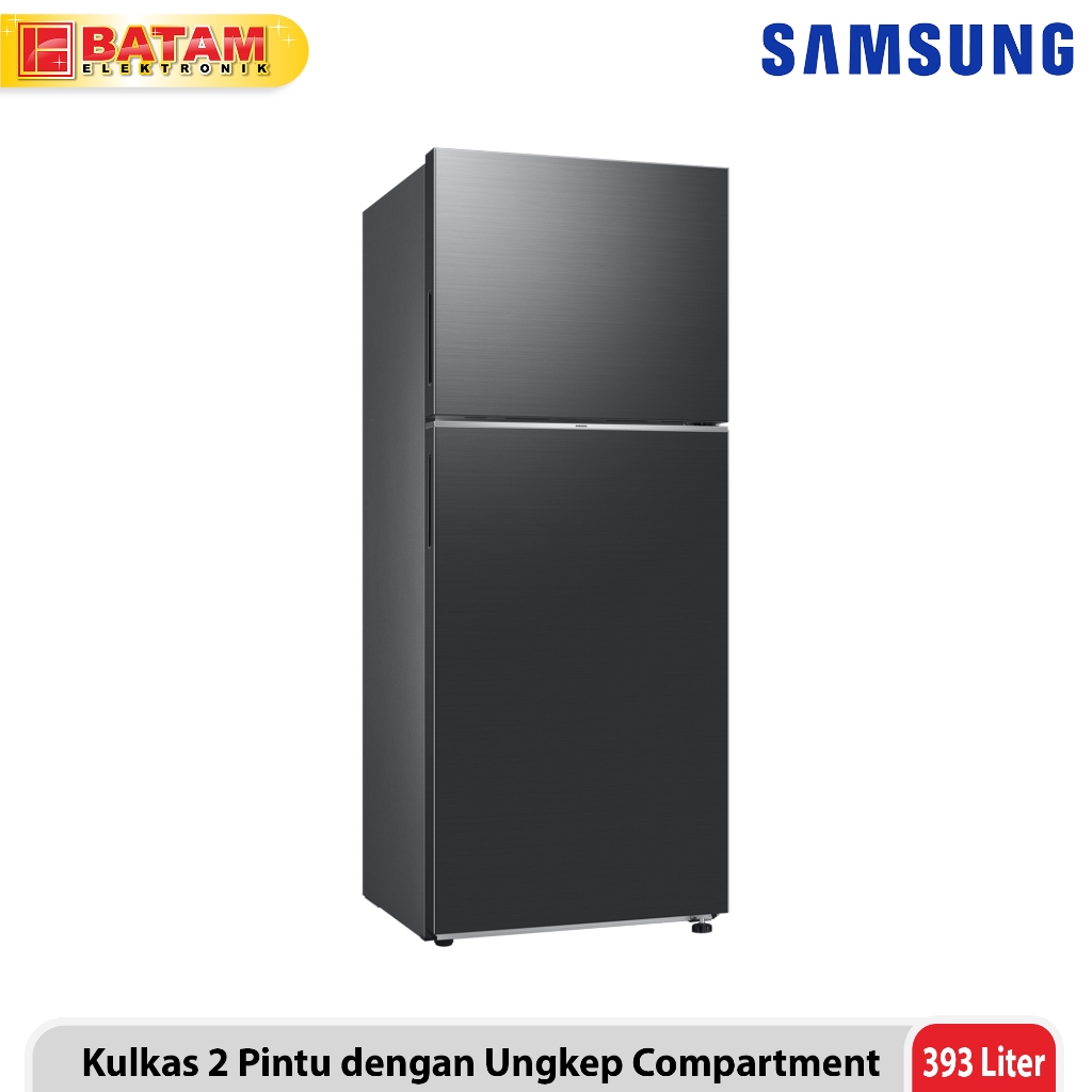 Samsung Kulkas 2 Pintu 393 Liter dengan Ungkep Compartment - RT38CG6420B1/SE