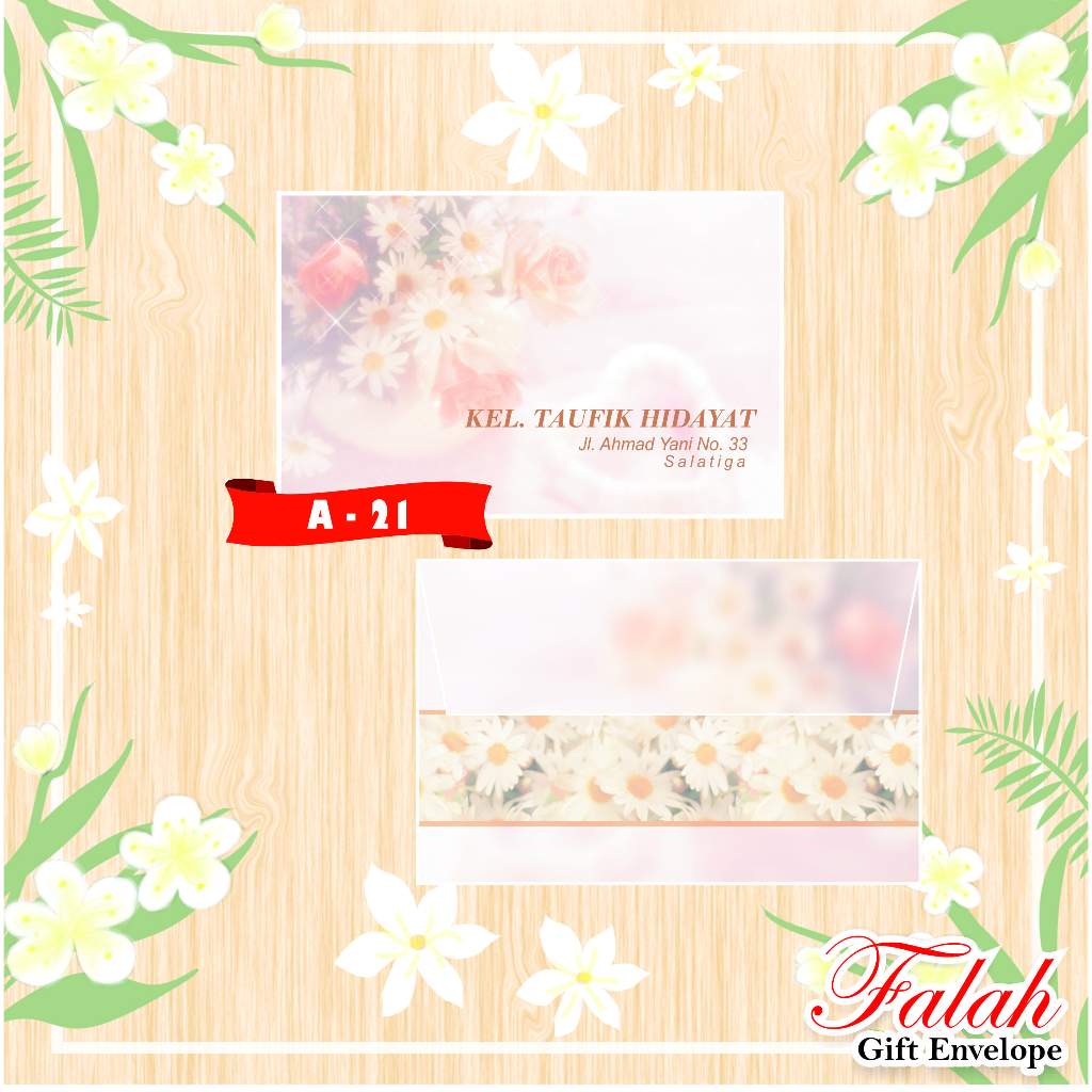 

Amplop Falah A 21 Termurah Isi 50 Lembar (Belum Termasuk Cetak)