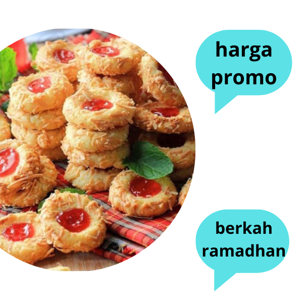 

Kue Kering Thumbprint toples 500g Kue Lebaran Enak dan Lembut