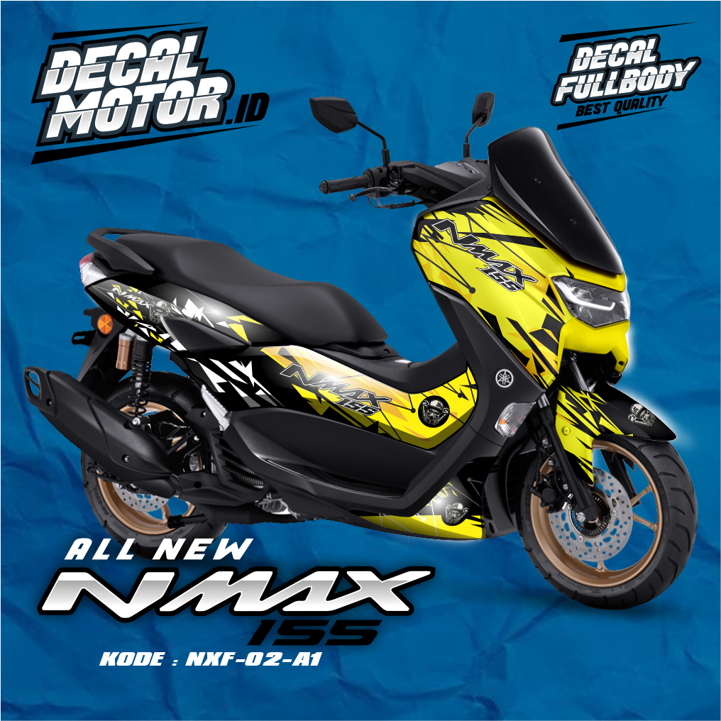 Decal Stiker Motor Decal Nmax 2020 Modifikasi Variasi Aksesoris Full Body Sticker 2021