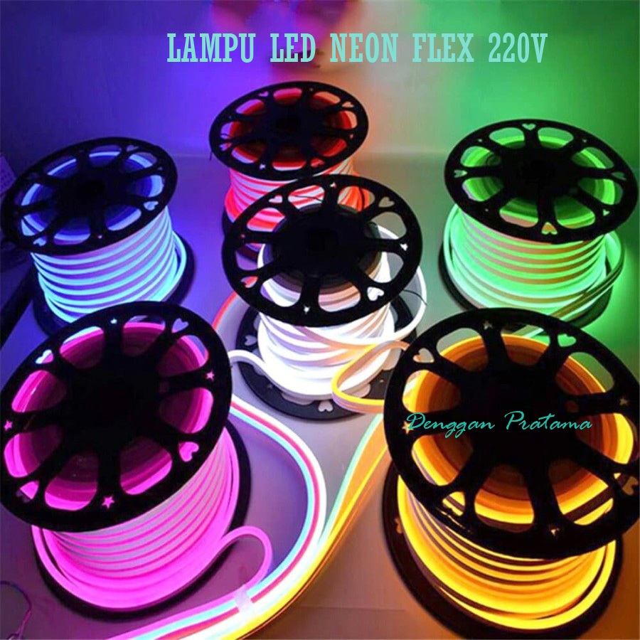 Lampu Neon Flex LED Selang Flexible Strip 220V