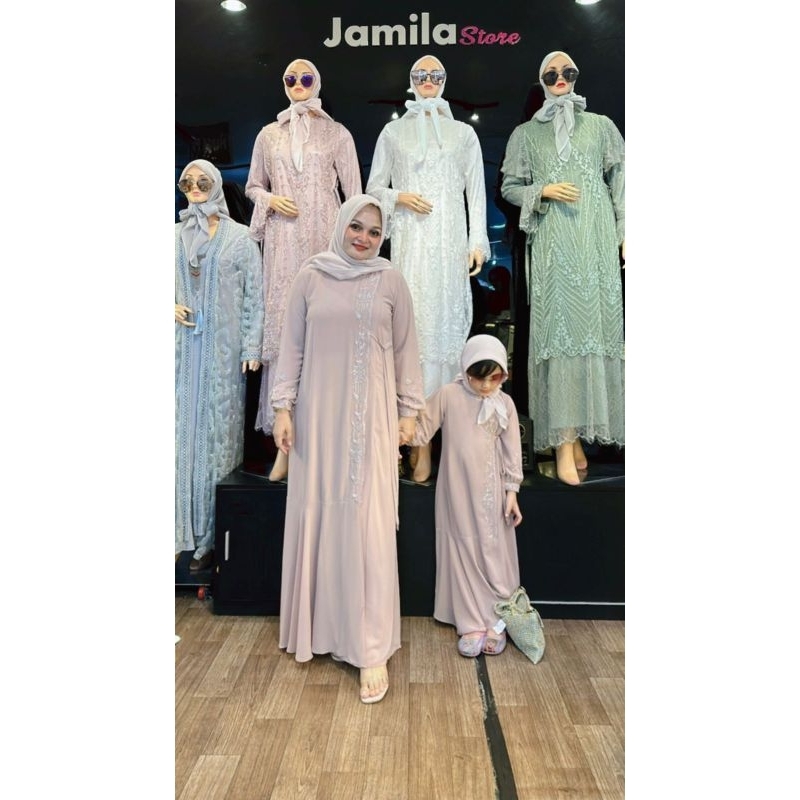 Gamis P.A.D ikat samping 011