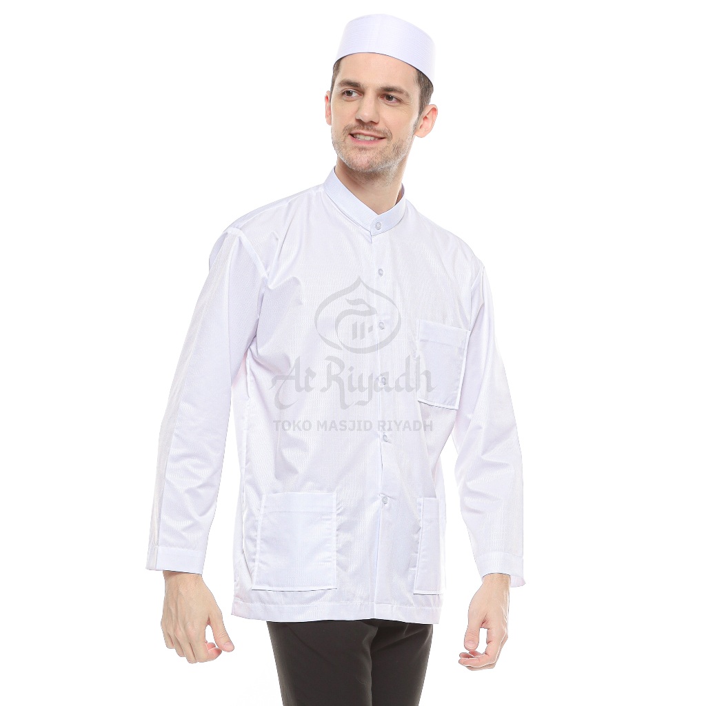Baju Koko ZAWEEYA Ajib Series Motif Qadhi