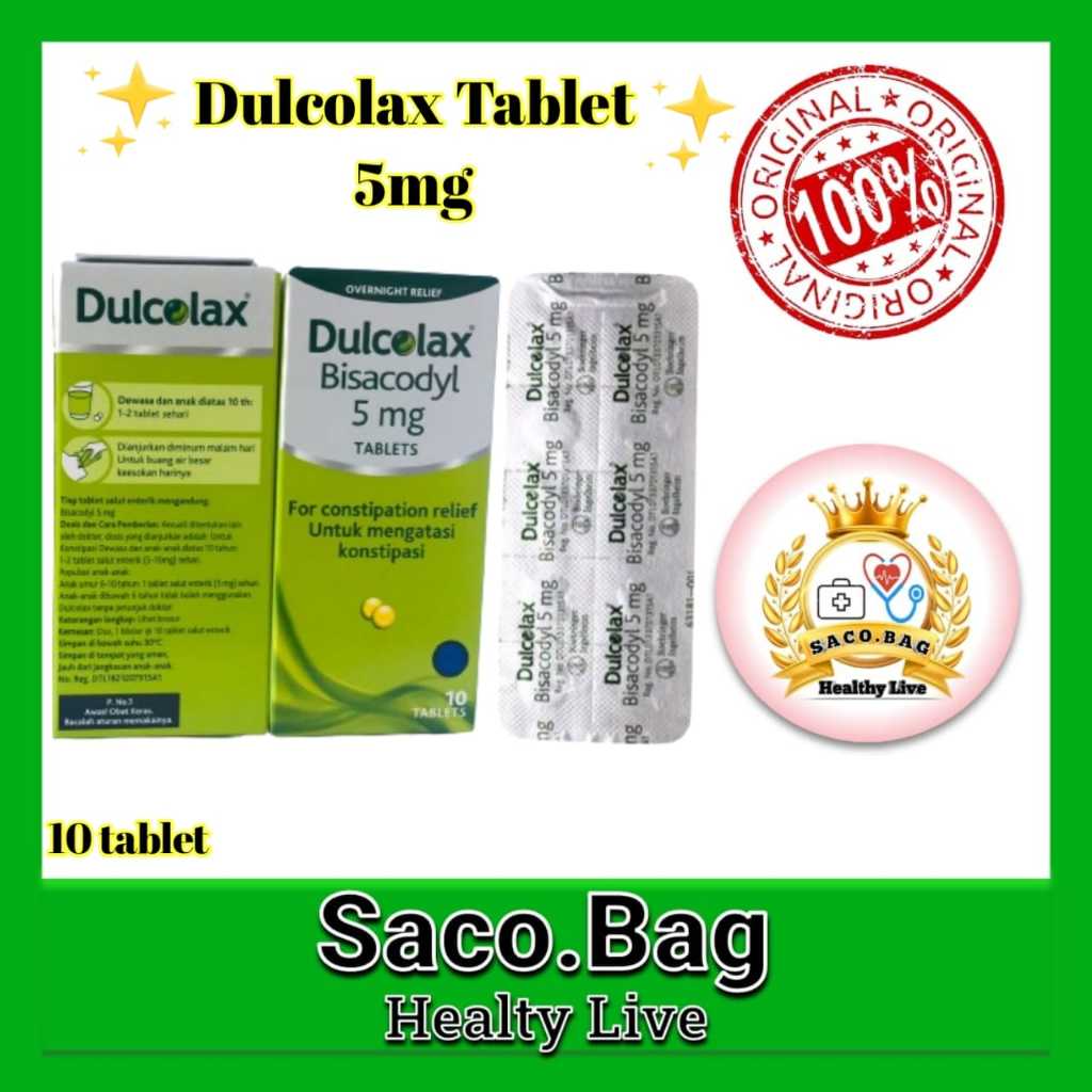 Dulcolax tablet isi 10 tablet 5mg