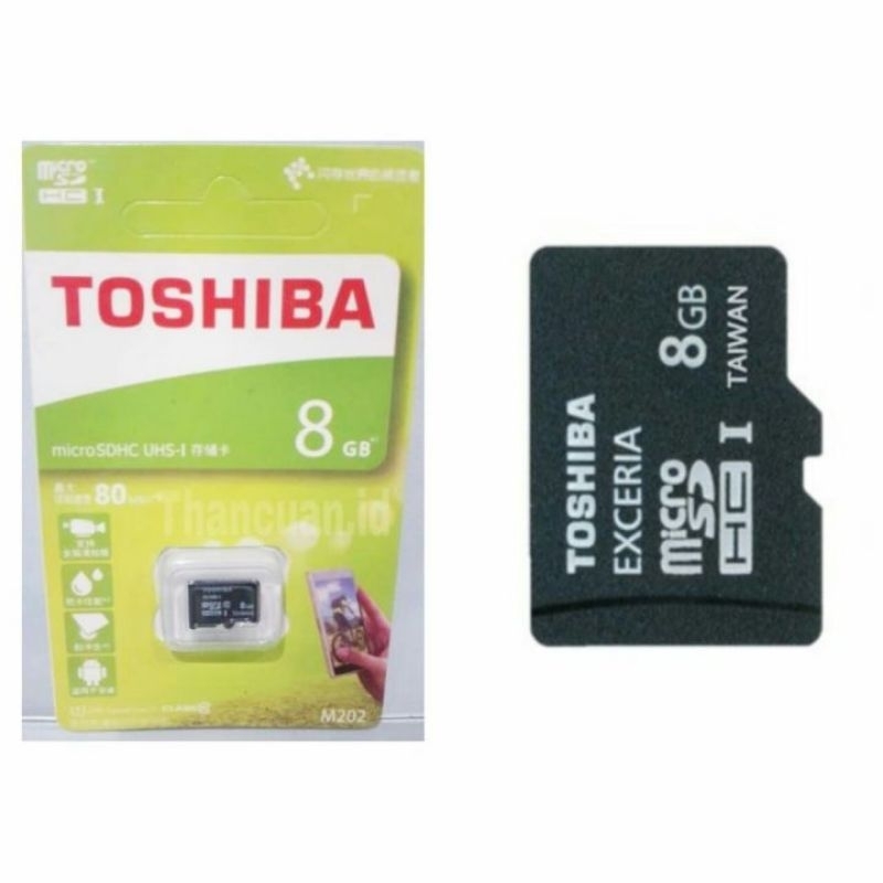 kartu memori Toshiba 8GB