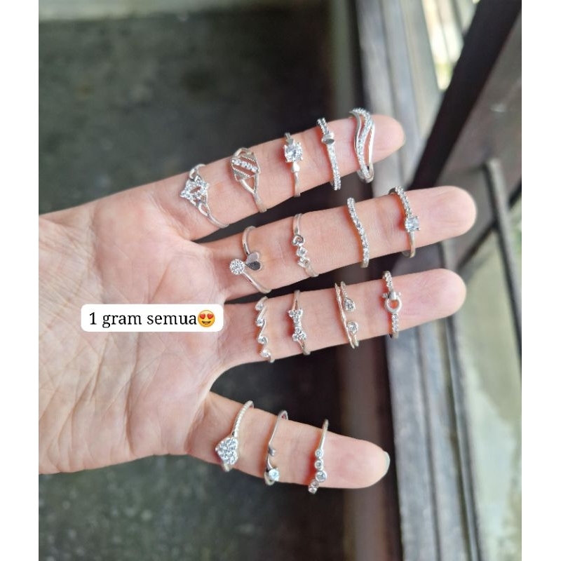 Cincin Perak Wanita Asli  925