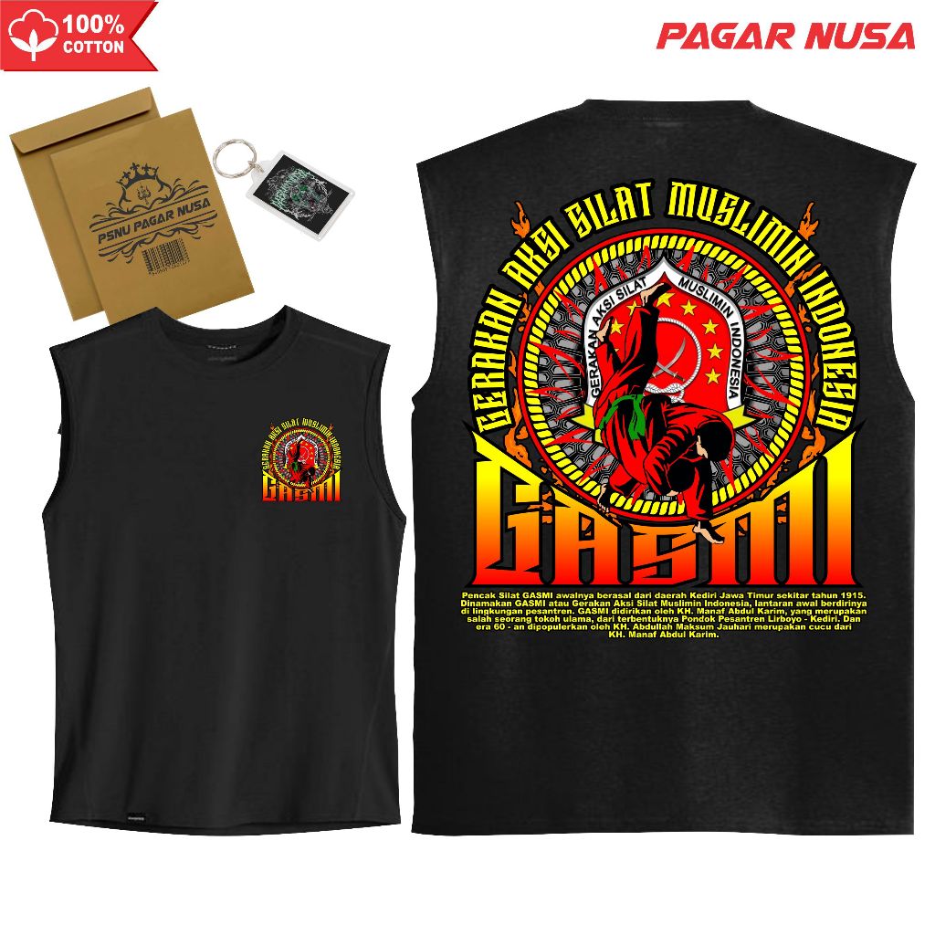 KAOS PAGAR NUSA GASMI INDONESIA PN GASMI  SENYAPN GARAPN