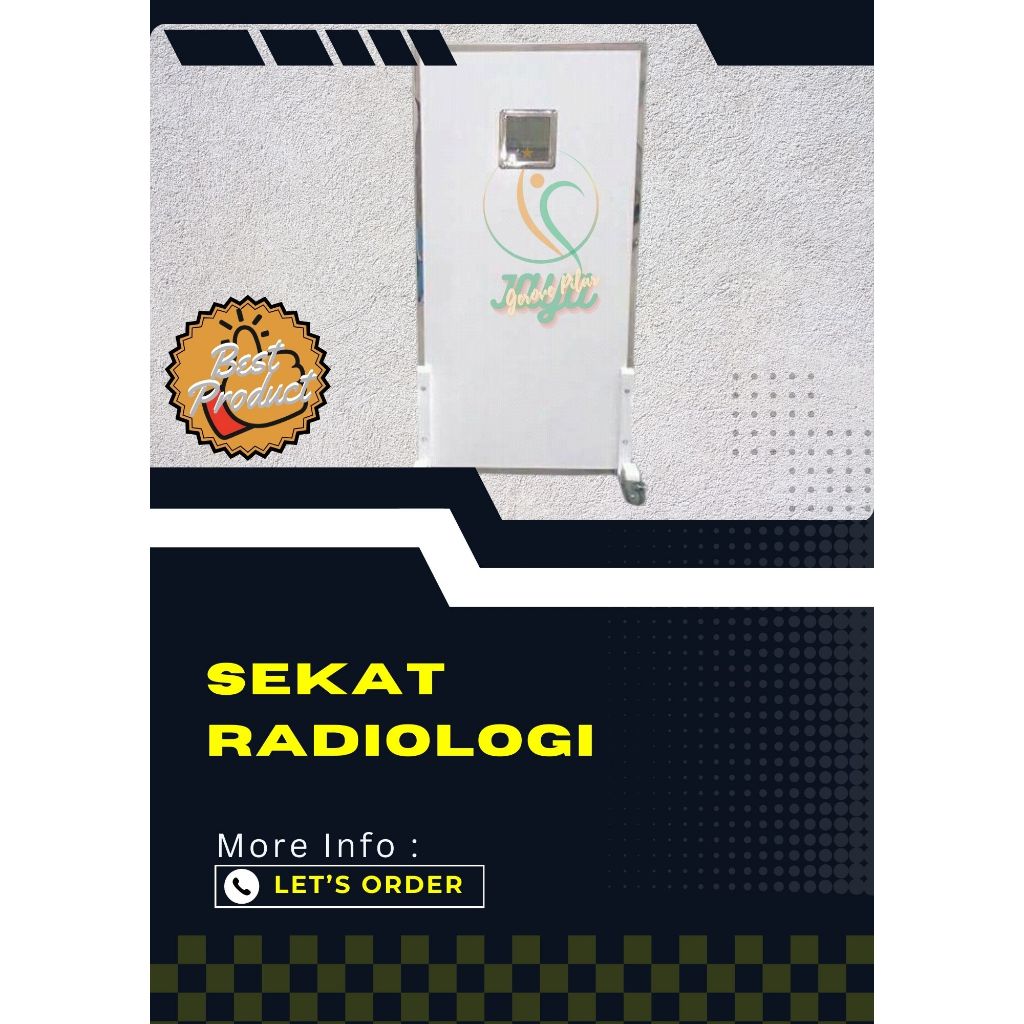 Pintu Anti Radiasi PB / Pintu Xray - Tabir Radiologi - Sekat Radiologi