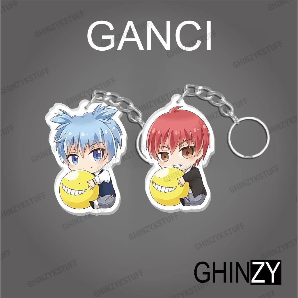 Gantungan Kunci Ganci Anime Akrilik Ansatsu Kyoushitsu Assassination Classroom Seri 2 Karma Nagisa G