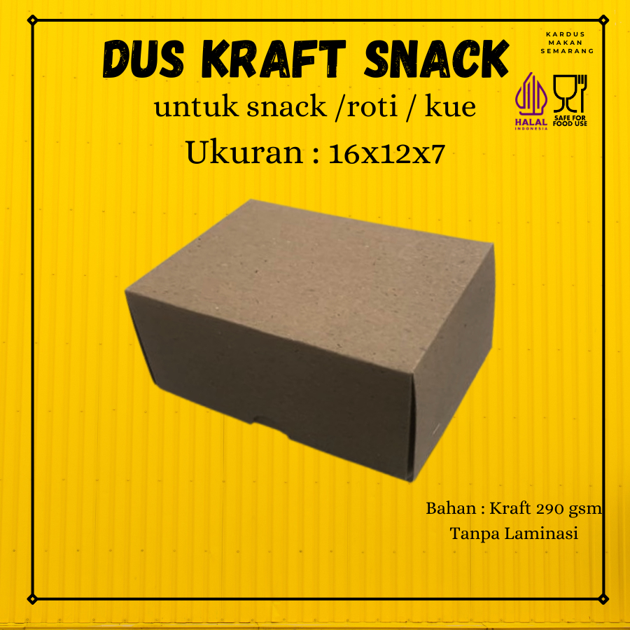 

Dus Kraft 16 x 12 x 7 Snack Roti Kue Kardus Makanan Box Tebal 16x12x7 Laras Rasa Dus Aqua 330ml