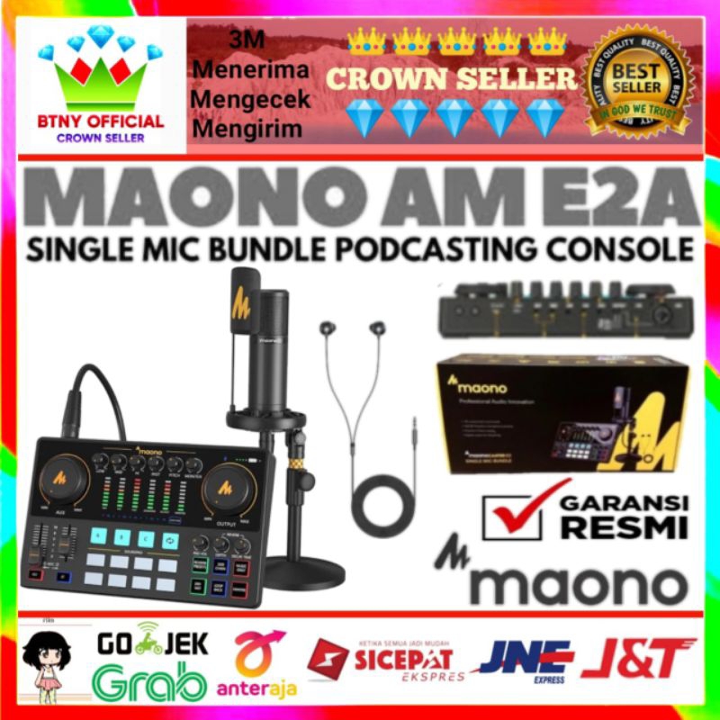 MAONO CASTER E2 Single Mic Bundle / MaonoCaster AME2A Recording - Live Stream