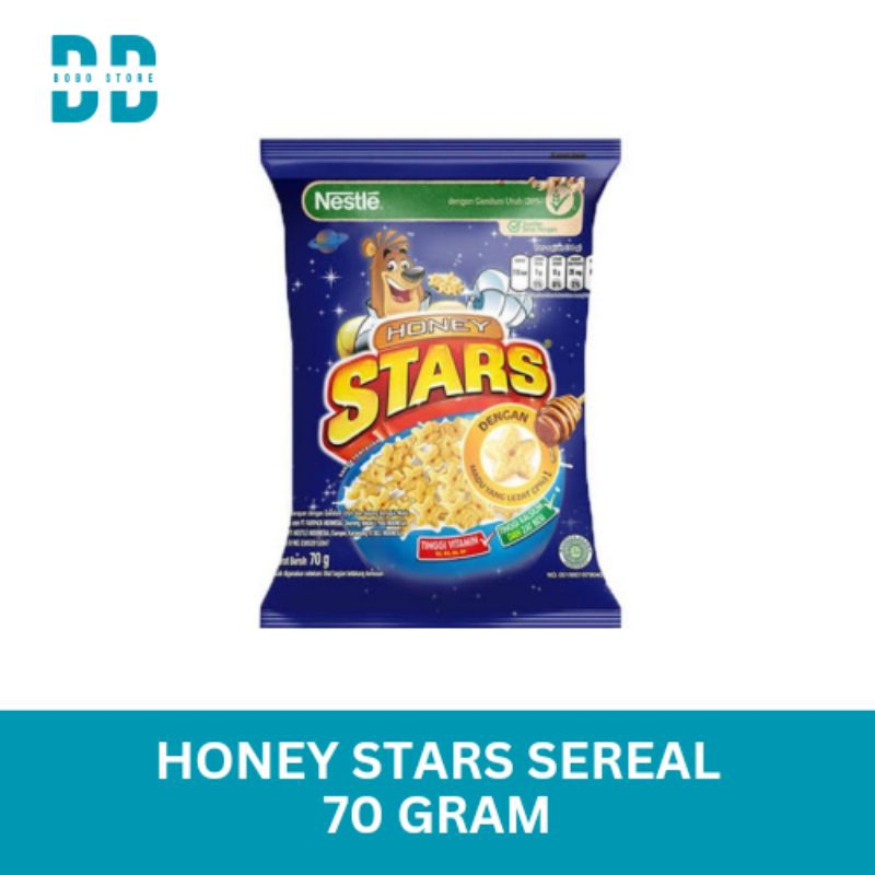 

Honey Stars Sereal 70 gram Pouch Sarapan