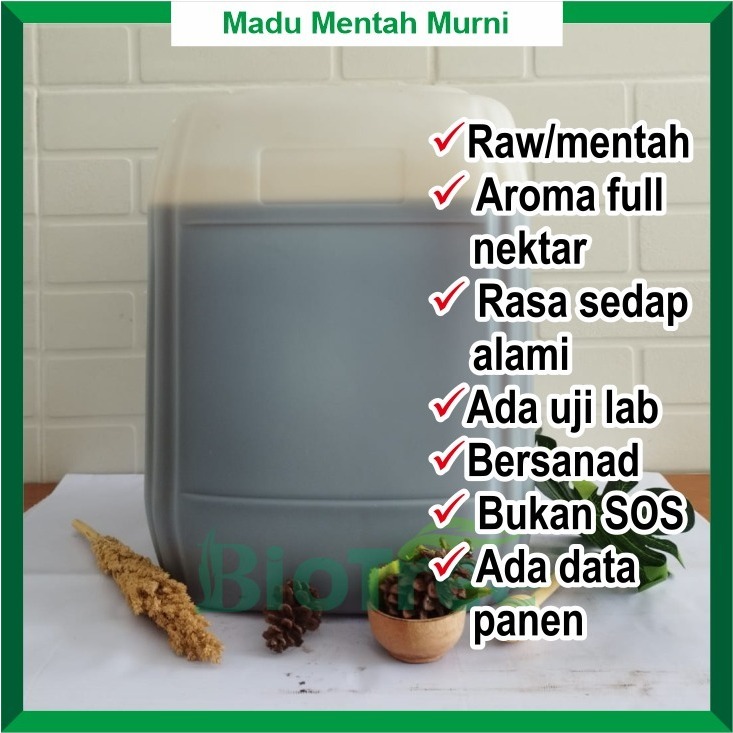 

Madu Mentah Murni Full Nektar Curah 25 KG