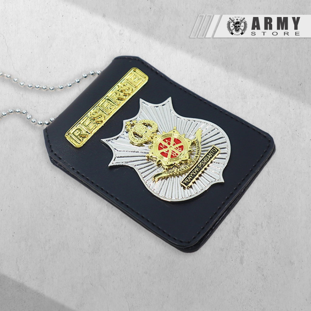 Kalung Id Card Reserse Penyidik Polri Silver