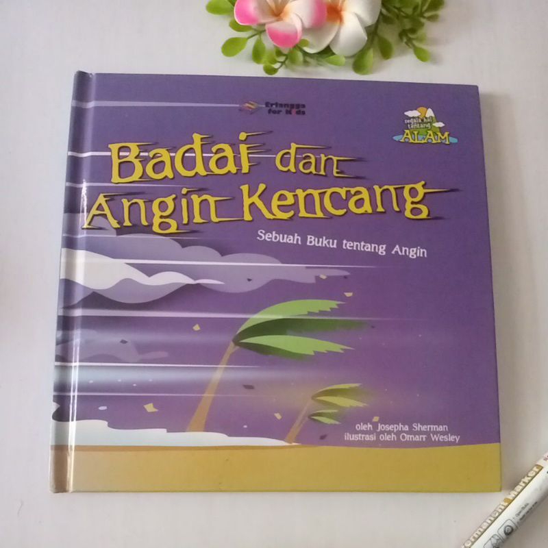Buku erlangga for kids preloved badai dan angin kencang