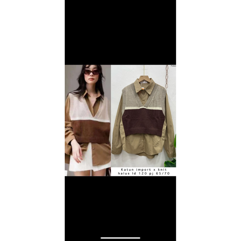 kemeja import premium vest bangkok