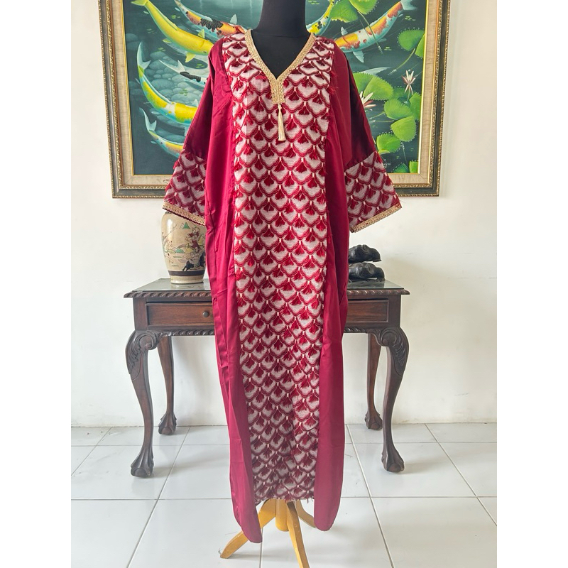 [READY] ABAYA KAFTAN PUTIH • FASHION MUSLIM SYARI PEREMPUAN ANAK REMAJA DEWASA ADEM, PESTA LEBARAN N