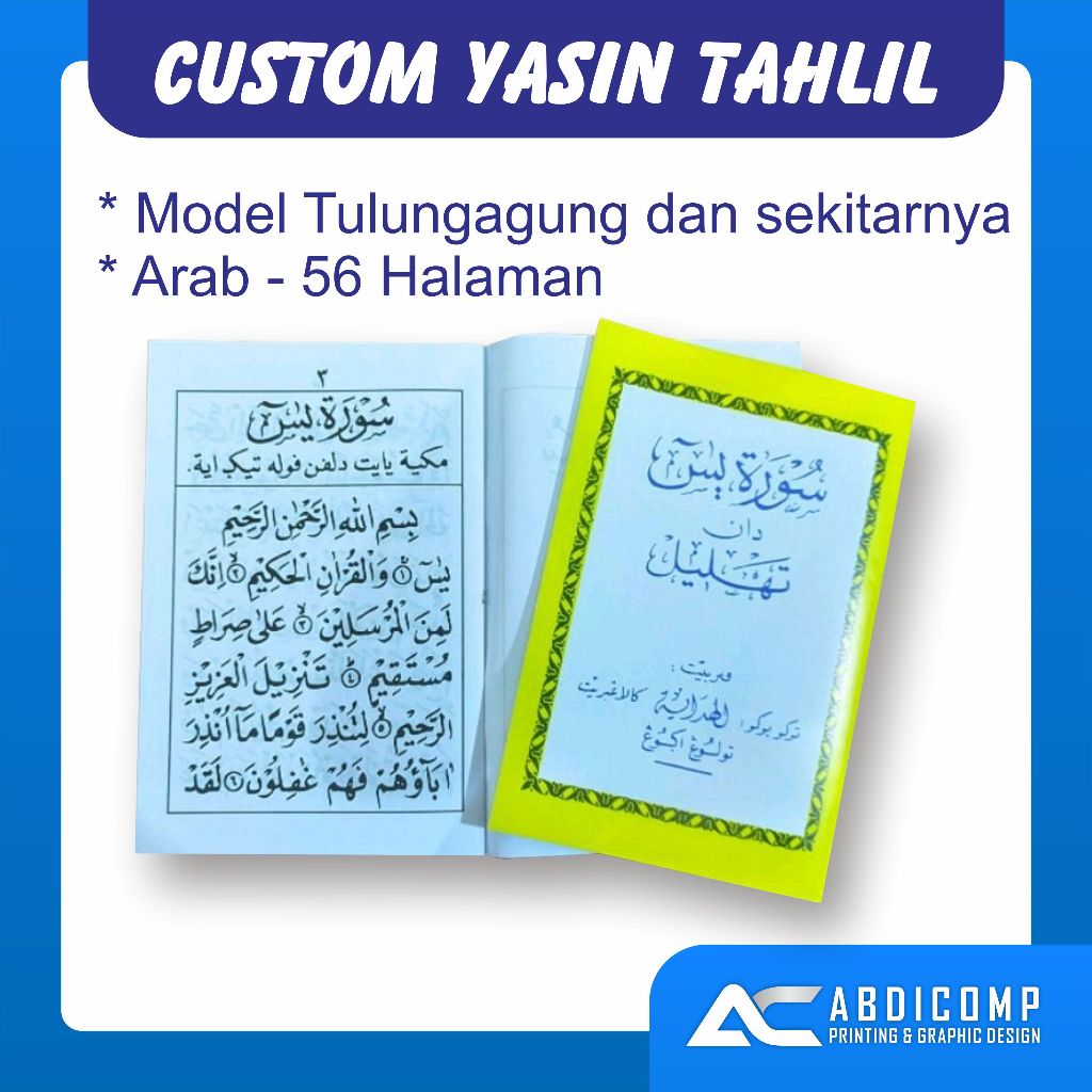 

Custom Buku Yasin Tahlil