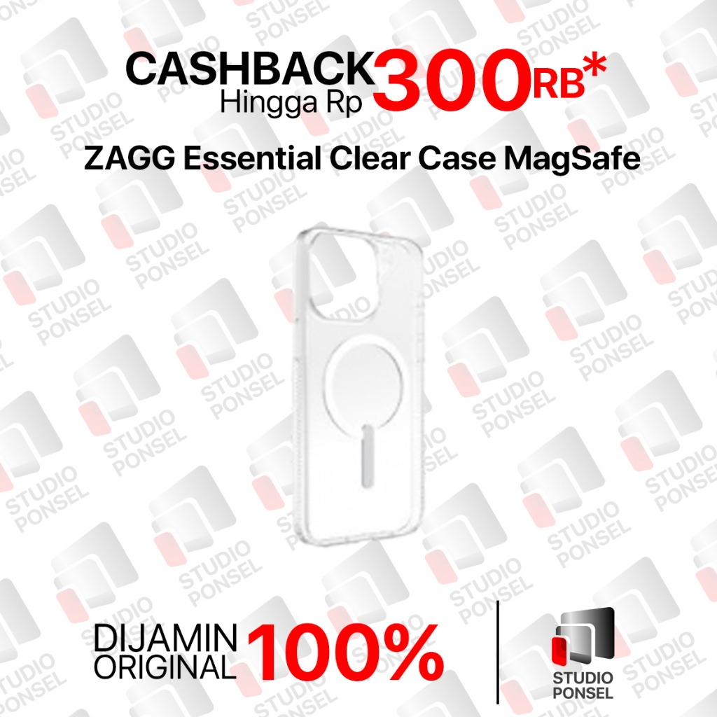 ZAGG Essential Clear Snap Magsafe Case iPhone 15