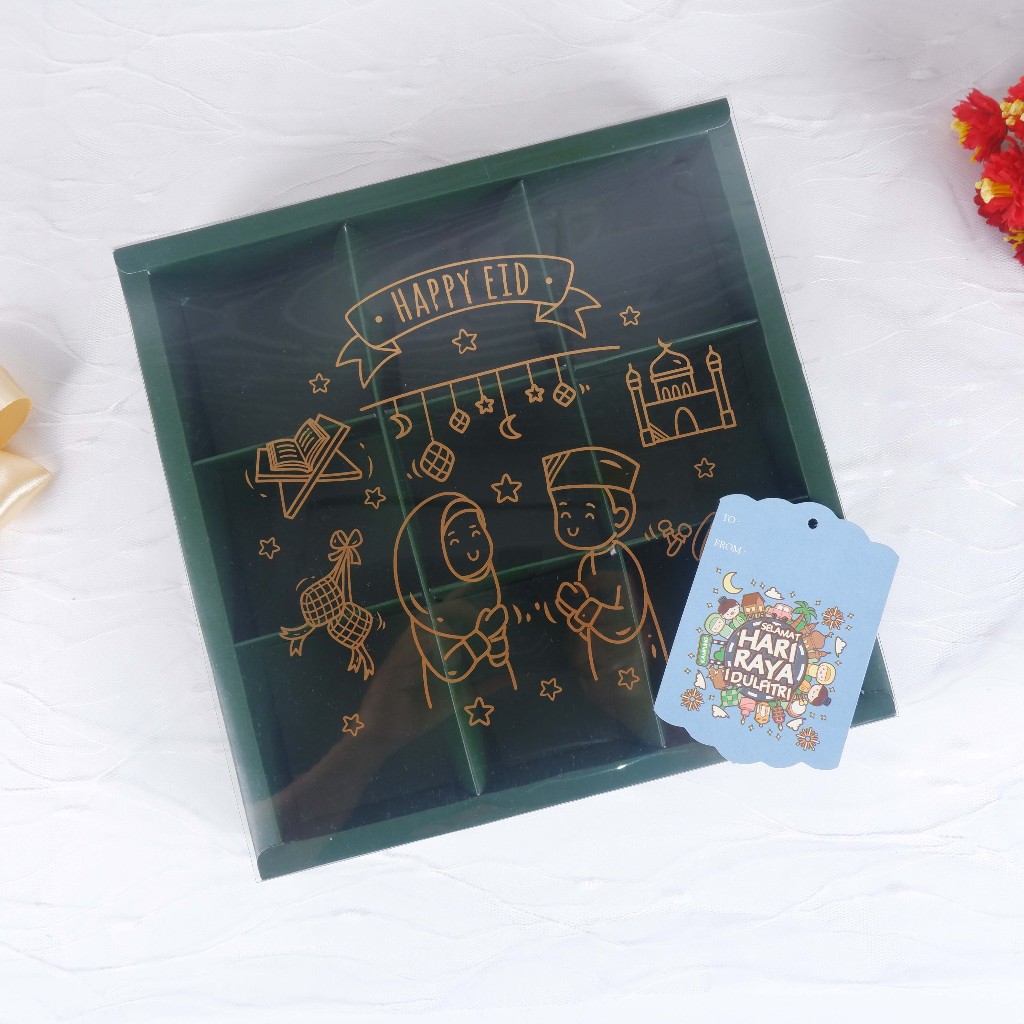 

Box Egg Tart Lebaran Sekat 9 /2pcs