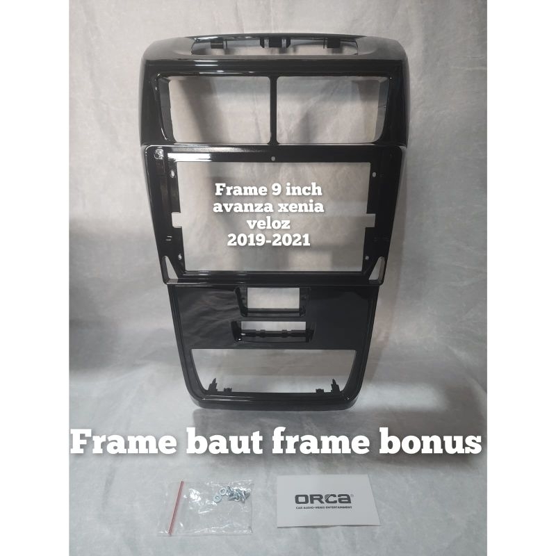 frame head unit android 9 inch mobil avanza xenia veloz 2019-2021