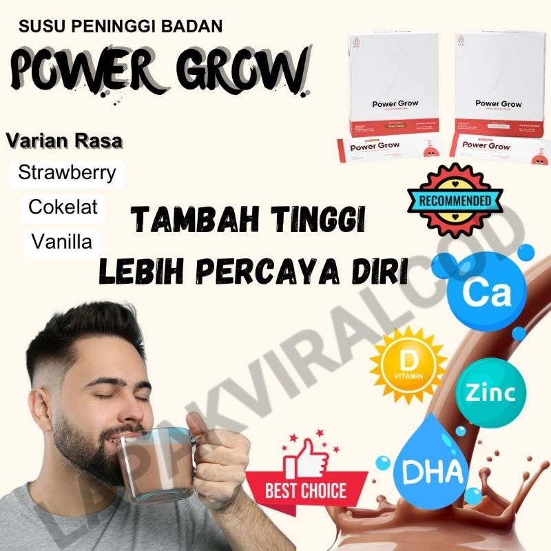 

POWERGROW SUSU PENINGGI BADAN UNTUK ANAK REMAJA DEWASA