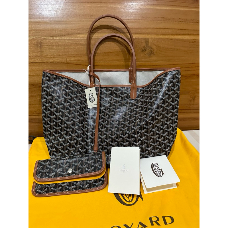 Goyard St. Louis PM Black Tan
