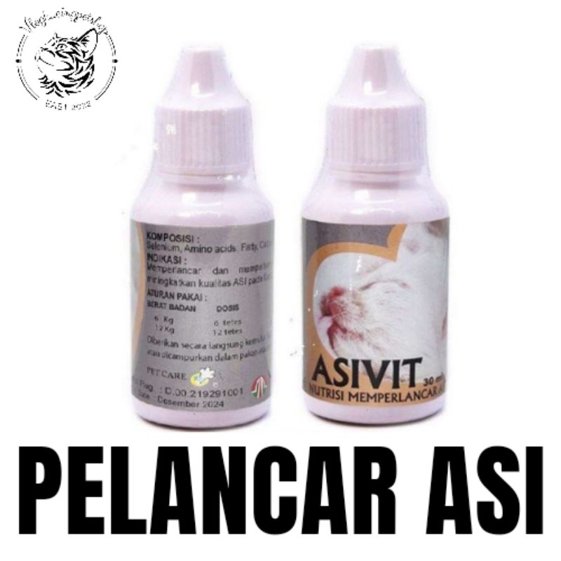 Obat Pelancar Asi Kucing Asivit