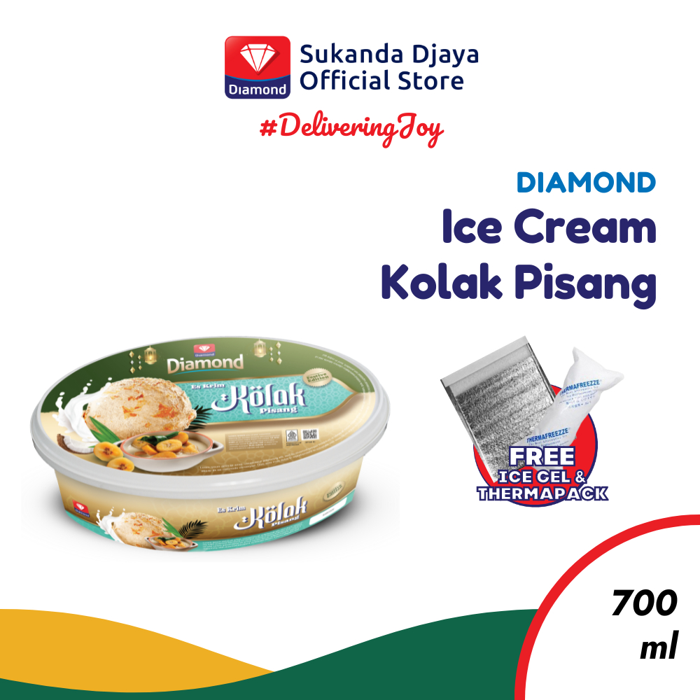 

Diamond Ice Cream Kolak Pisang 700 ML