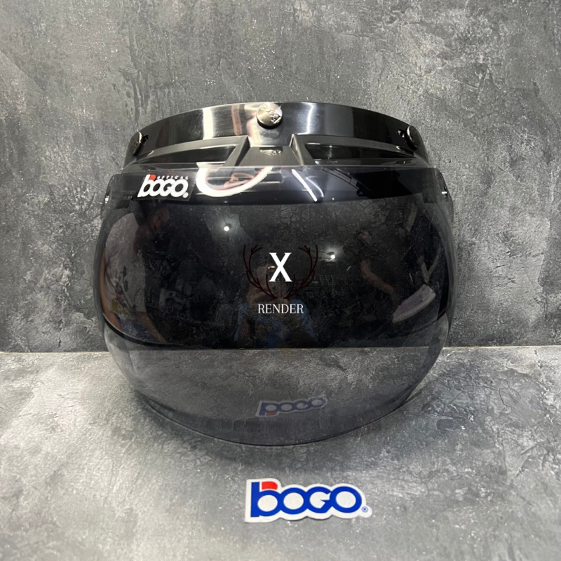 KACA BOGO ORIGINAL 100% ORI KACA HELM BOGO CEMBUNG ORI