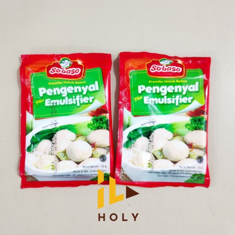 

Sobaso Pengenyal Emulsifier Bakso 32gr Tepung Khusus Bakso