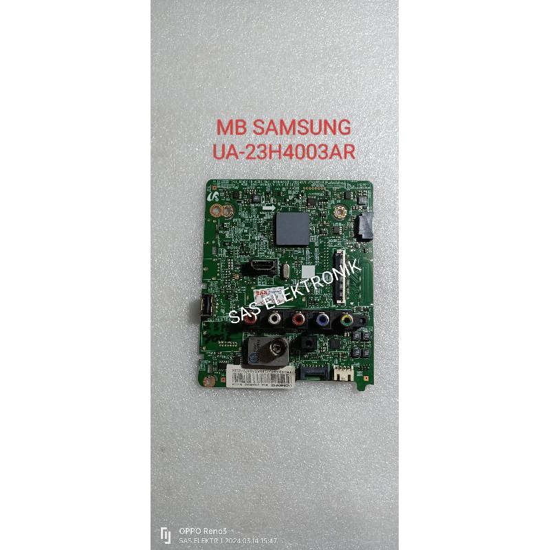 POWER SUPPLY REGULATOR MB BOARD MOTHERBOARD MAINBOARD IR SENSOR MESIN TV LED SAMSUNG 23 INCH UA23H40