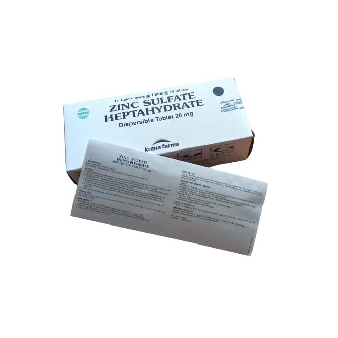 ZINC SULFATE HEPTAHYDRATE 20 mg